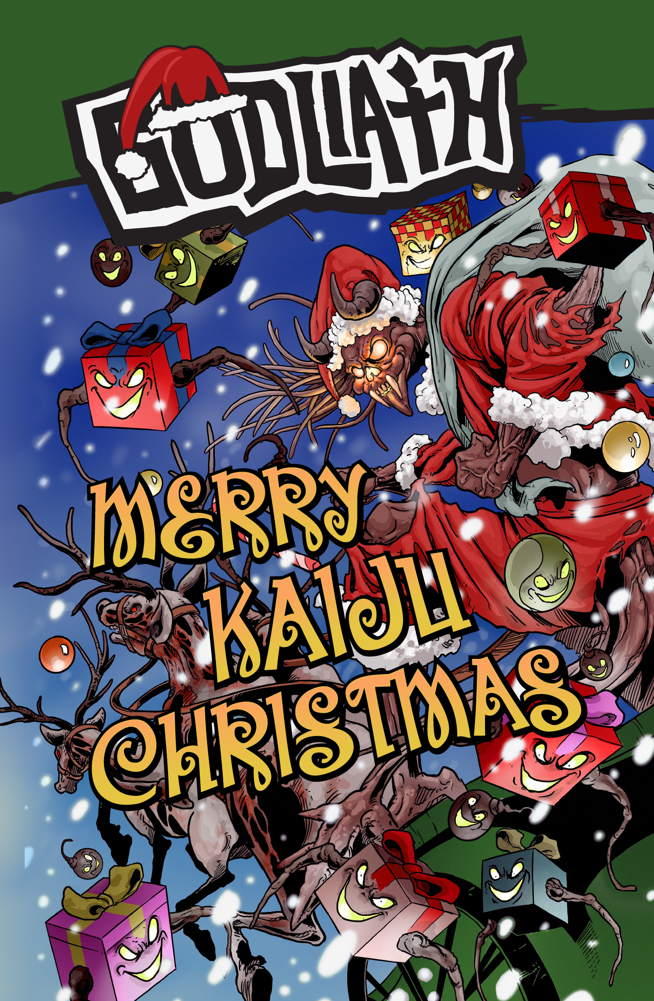 Godliath Merry Kaiju Christmas